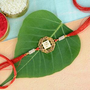 Octagon Swastik Rakhi Octagon Swastik Rakhi