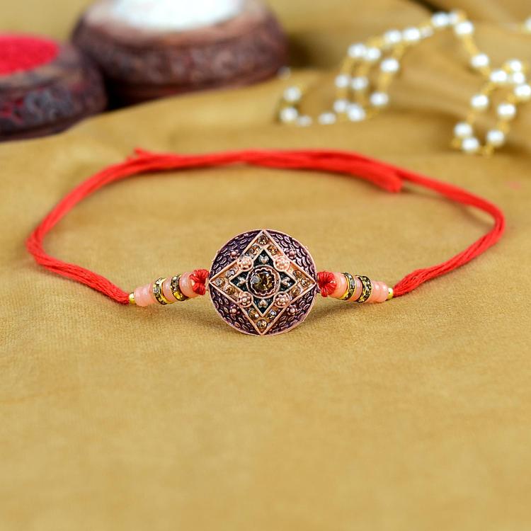 Copper Shield Rakhi
