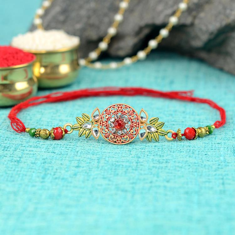 Red and Green Rakhi