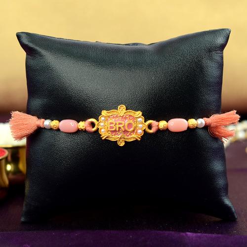 Peach BRO Rakhi