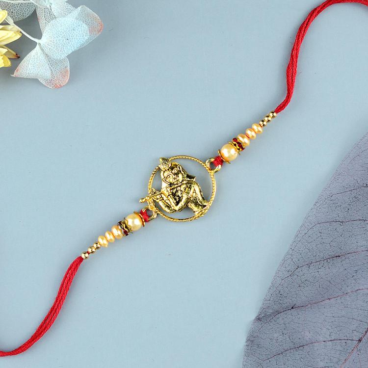 Krishna playing Flute Rakhi