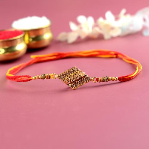 Veera on Rhombus Rakhi