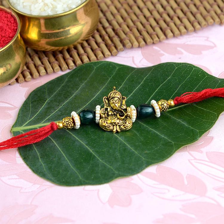 Antique Ganesh Rakhi