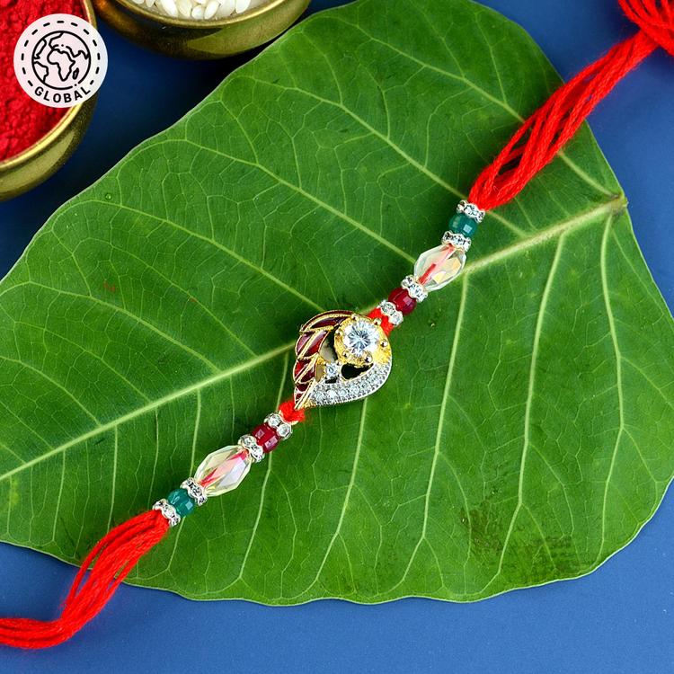 Modern Leaf Rakhi Global