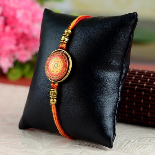 Infinite Fractals Resin Rakhi