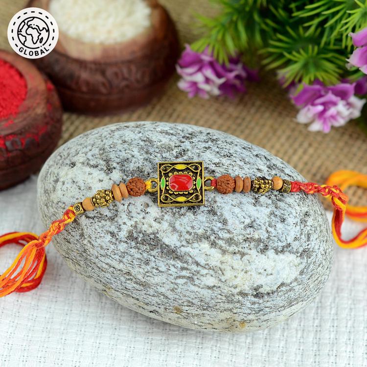 Pleasing Square Rakhi Global