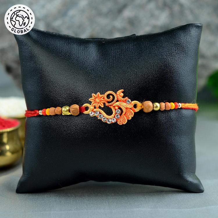 Orange Om Rakhi Global