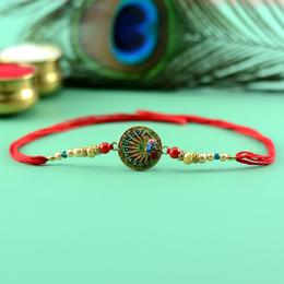Painted Peacock Rakhi Painted Peacock Rakhi