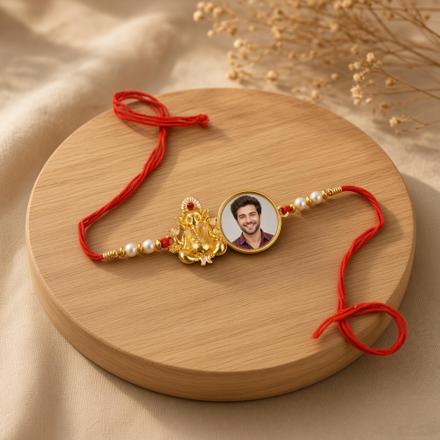 Ganesha Personalised Rakhi for Brother
