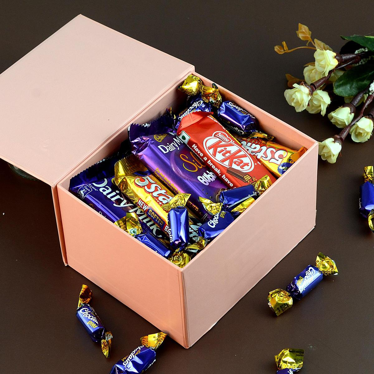 Chocolates in a Box Hamper, Chocolate Hampers