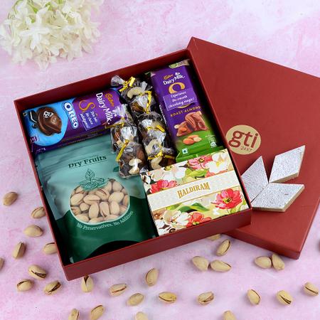Chocolates, Pista & Kaju Barfi Chocolates, Pista & Kaju Barfi