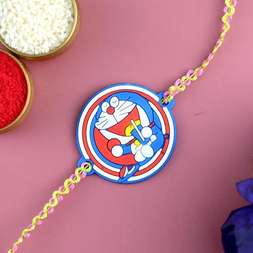 Snacking Doraemon Kids Rakhi