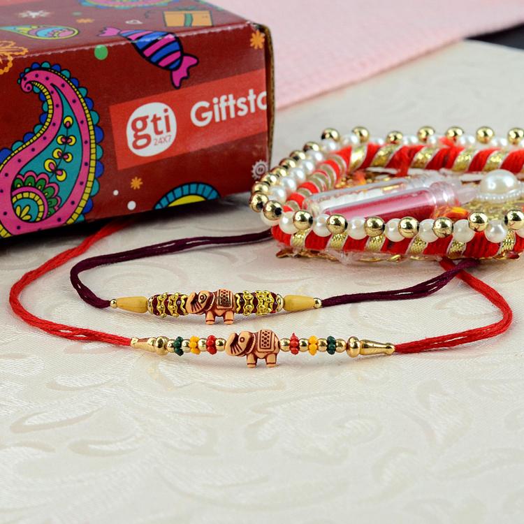 Designer Rakhi & Roli Chawal 
