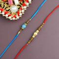 Colourful Beads Rakhi Set
