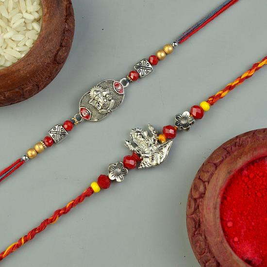 Ganesh Rakhi Set
