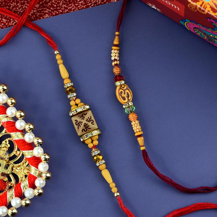 Om & Ik Onkar Rakhi Set