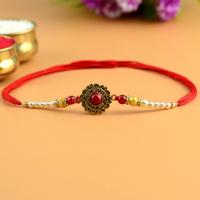 Antique Red Sphere Rakhi NA51