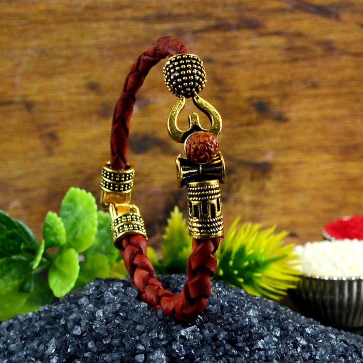 Trishool Rudraksh Bracelet TJ10