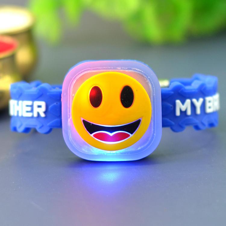 Smiley LED Kids Rakhi L523