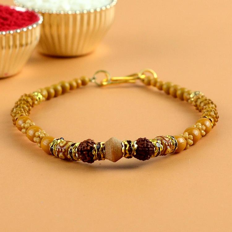 Rudraksh Bracelet Dori Rakhi M133