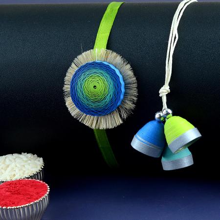 Cool Quilling Rakhi and Lumba