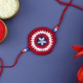 Cap America Crochet Kids Rakhi