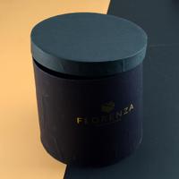 Black Cylindrical Gift Box