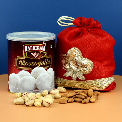 Rosogolla & Dry Fruits Combo