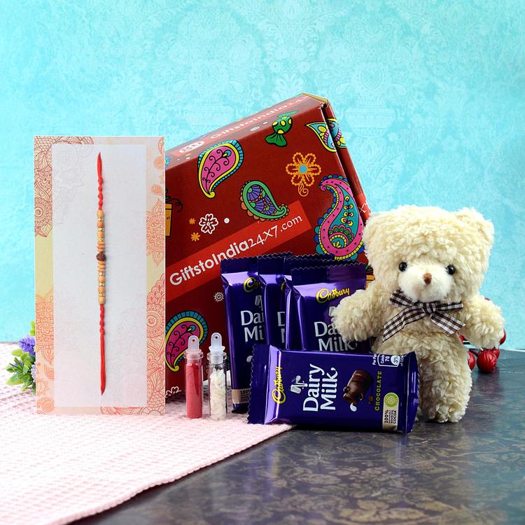 Chocolates & Teddy Chain Set