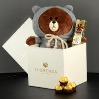 Cute Teddy & Ferrero in a Box 