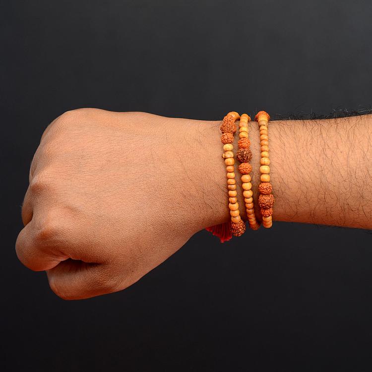 Wrap-around Rudraksh Rakhi