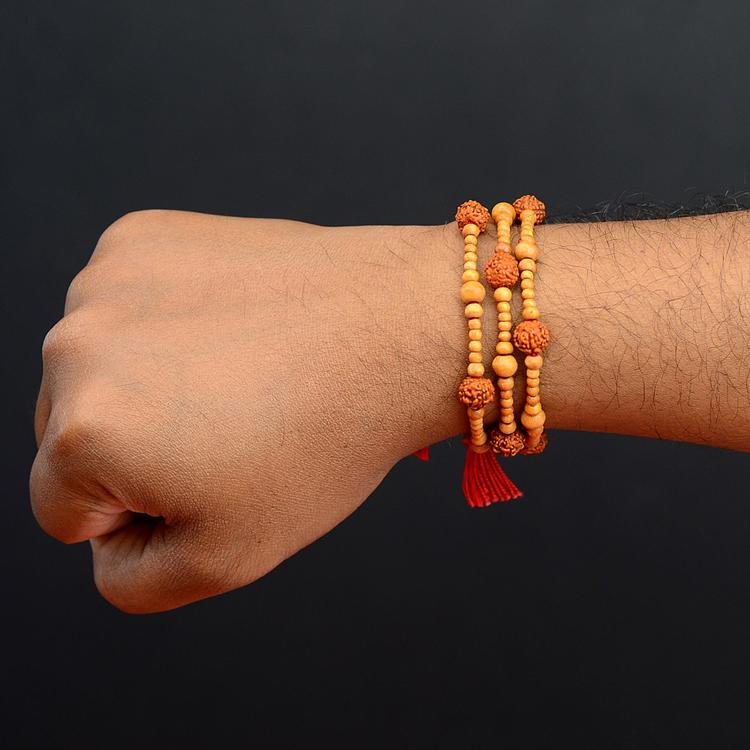 Wrap-around Rudraksh Rakhi AA811