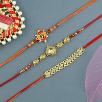 Metal Rakhi Set 1800