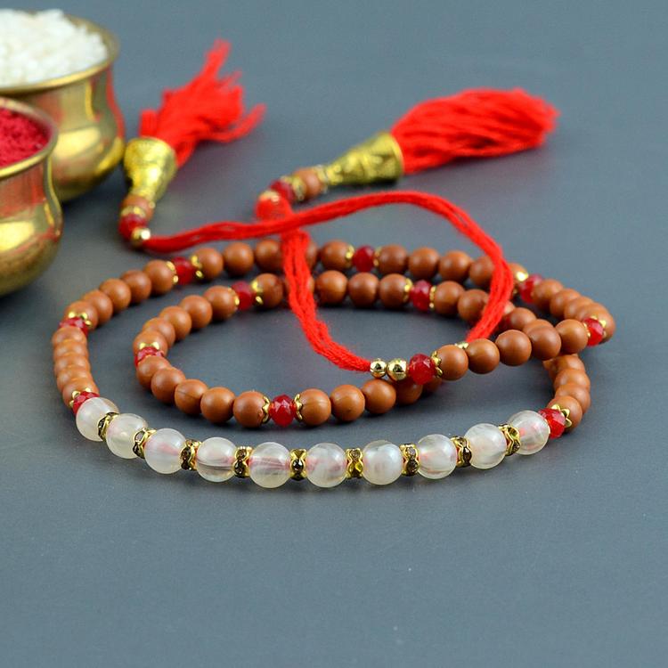 Wrap-around Beads Bracelet Rakhi