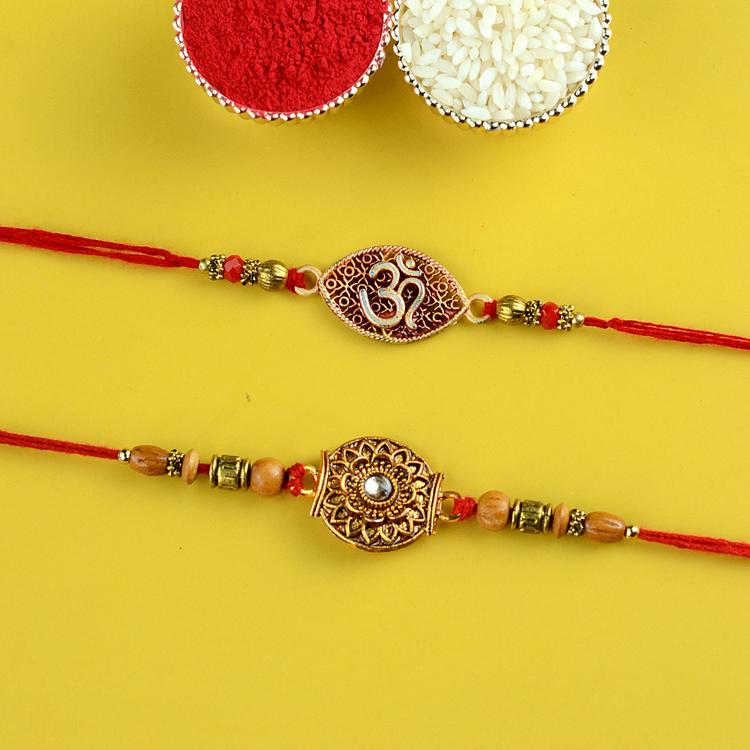 Antique Rakhi Set 1550