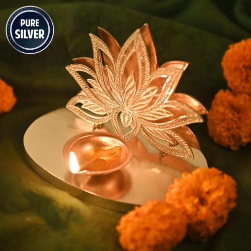 Floral Filigree Diya