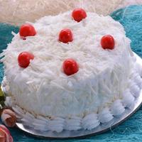 White Forest Cake 1 Kg - F Guru