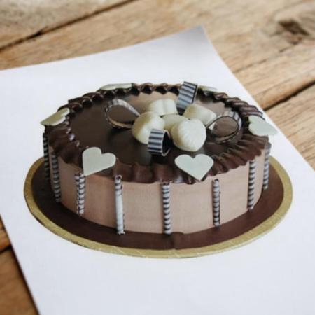 Chocolate Cake 1/2 Kg - F Guru