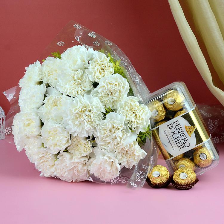 Flowers and Chocolate Hamper