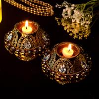 Stone Studded Diwali Diya 