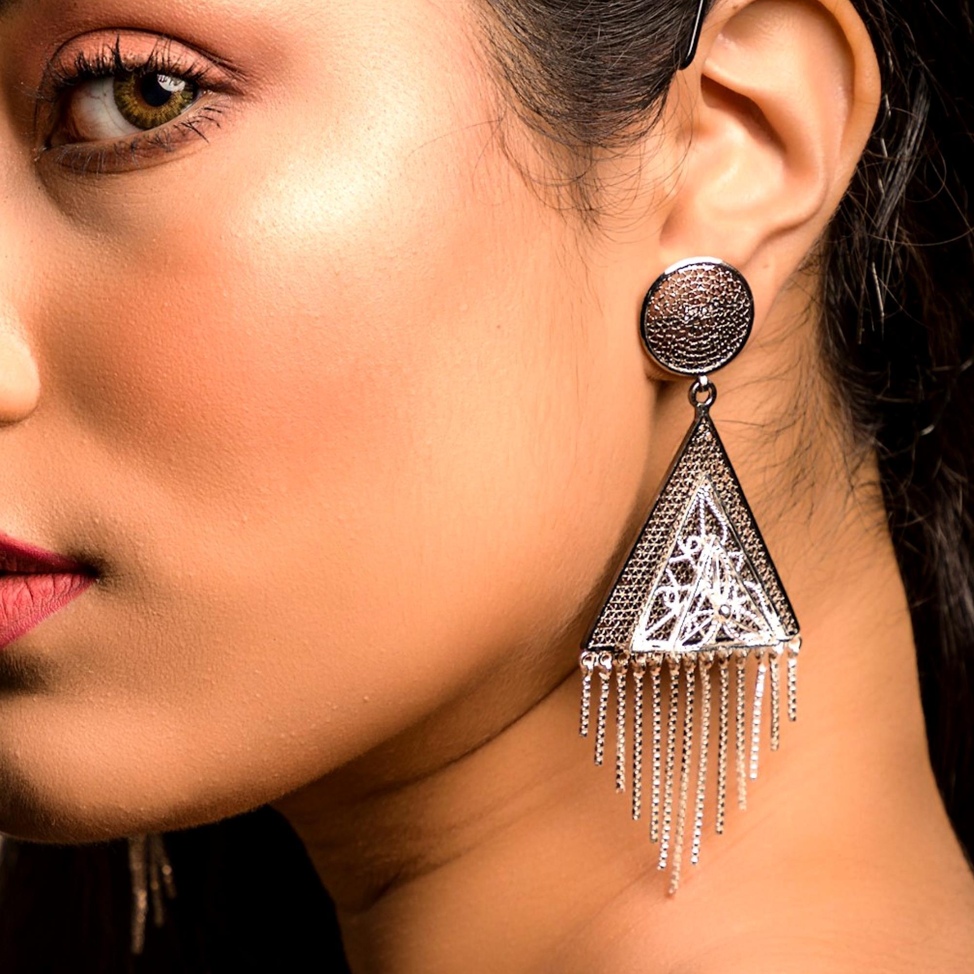 Stalactite Argentum Earrings