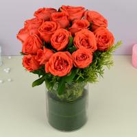 Love bouquet in a vase (Midnight)