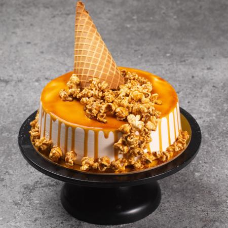 Caramel Pcorn Cake 1/2 Kg - HB