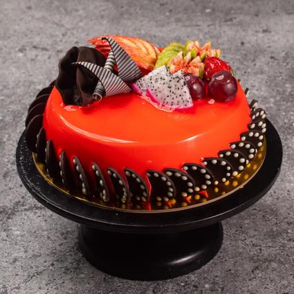 Red Mixed Fruit Cake 1/2 Kg - HB