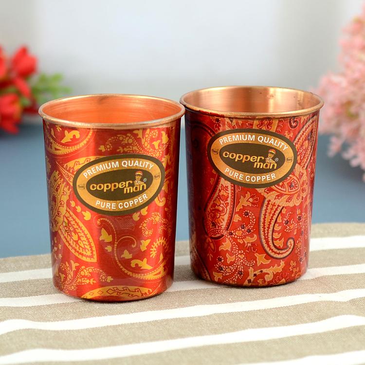Copper Tumbler Set