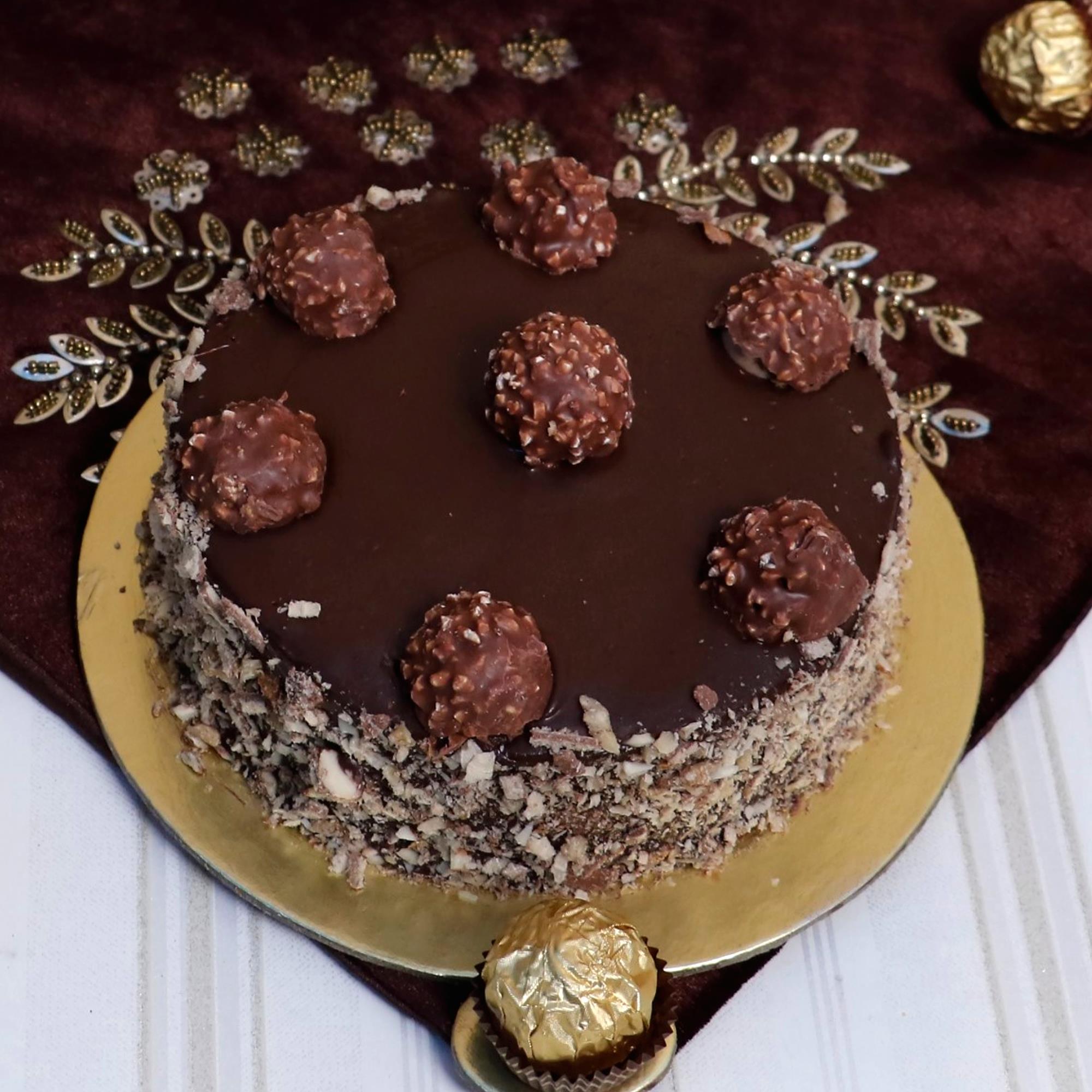 Chocolate & Hazelnut Covered in Nutella - The Cake Box