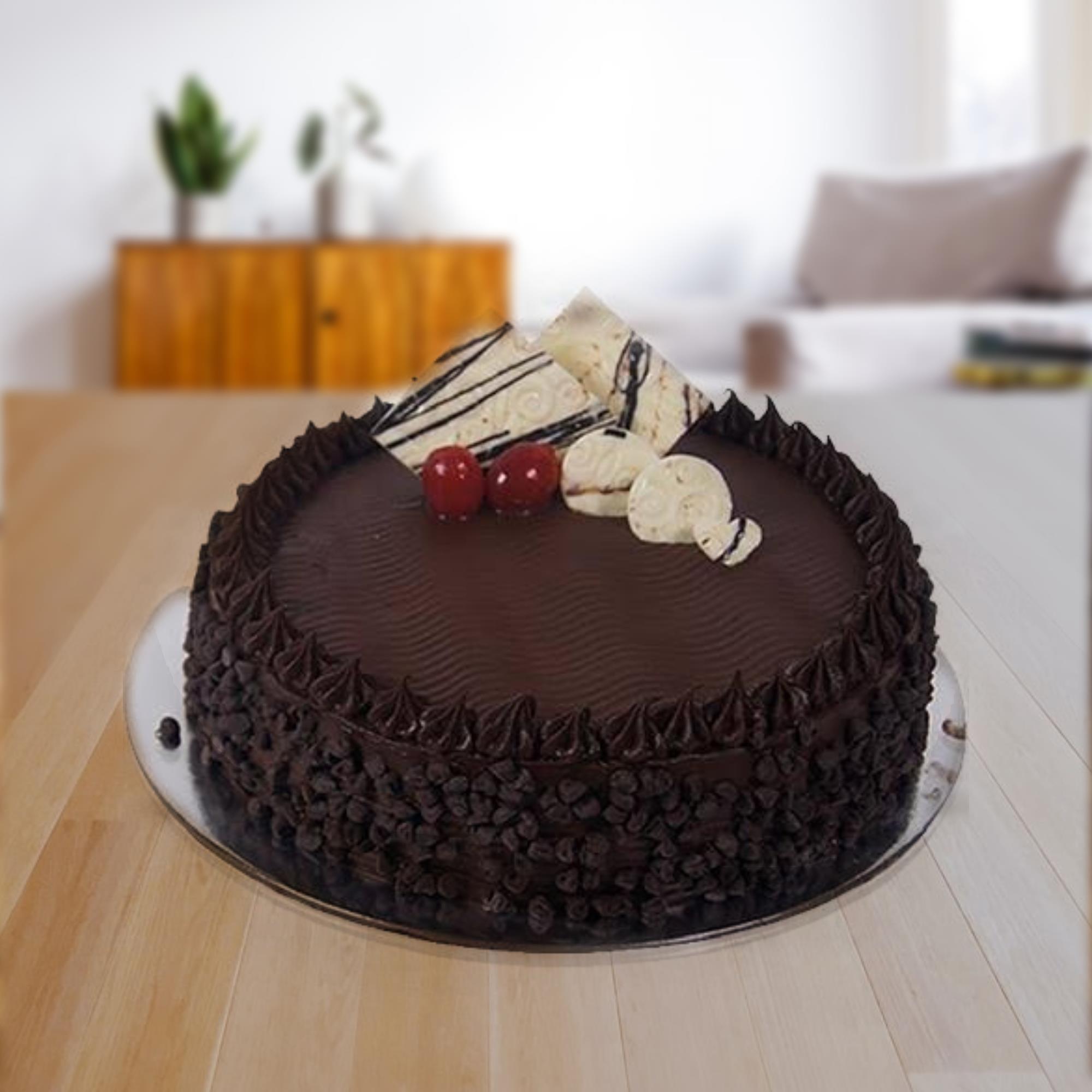 Sending yummy assorted choco chips cake to Delhi, Same Day Delivery -  DelhiOnlineFlorists