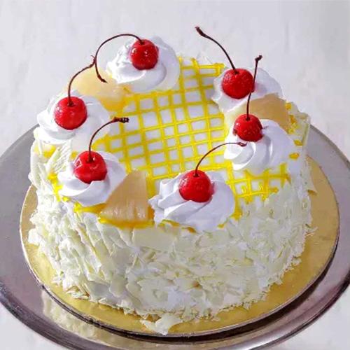 Pineapple B'day Cake 1/2 Kg - BT