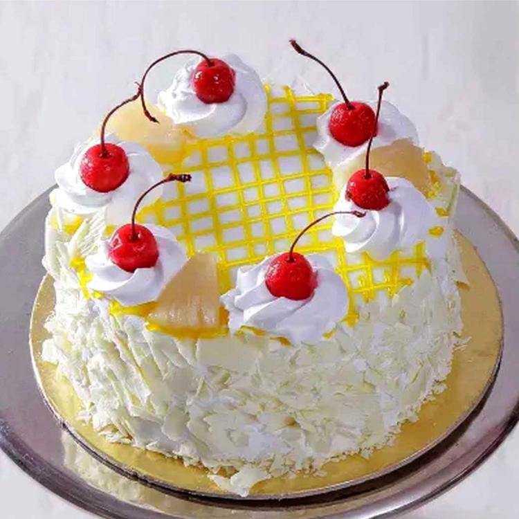 Pineapple B'day Cake 1/2 Kg - BT