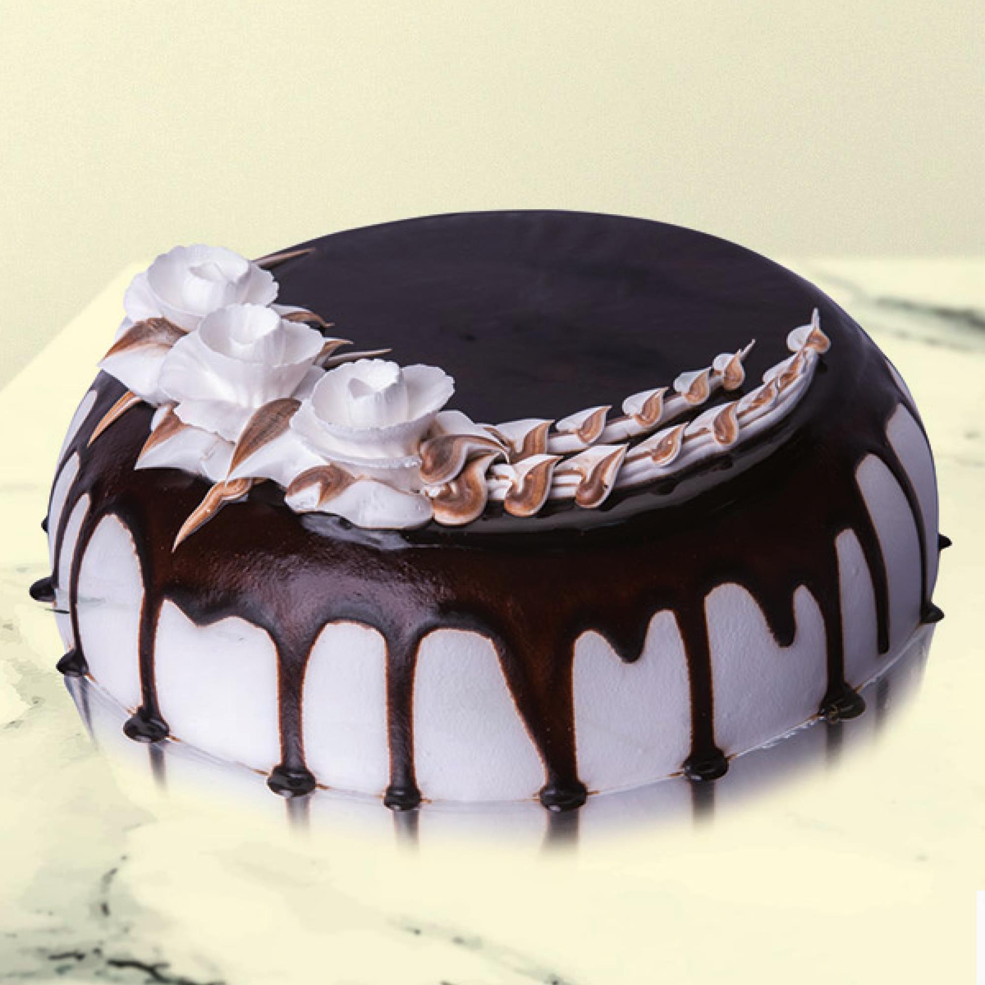 Buy Happy Birthday Chocolate Cake 1kg Online , Send Gifts To India -  OyeGifts.com